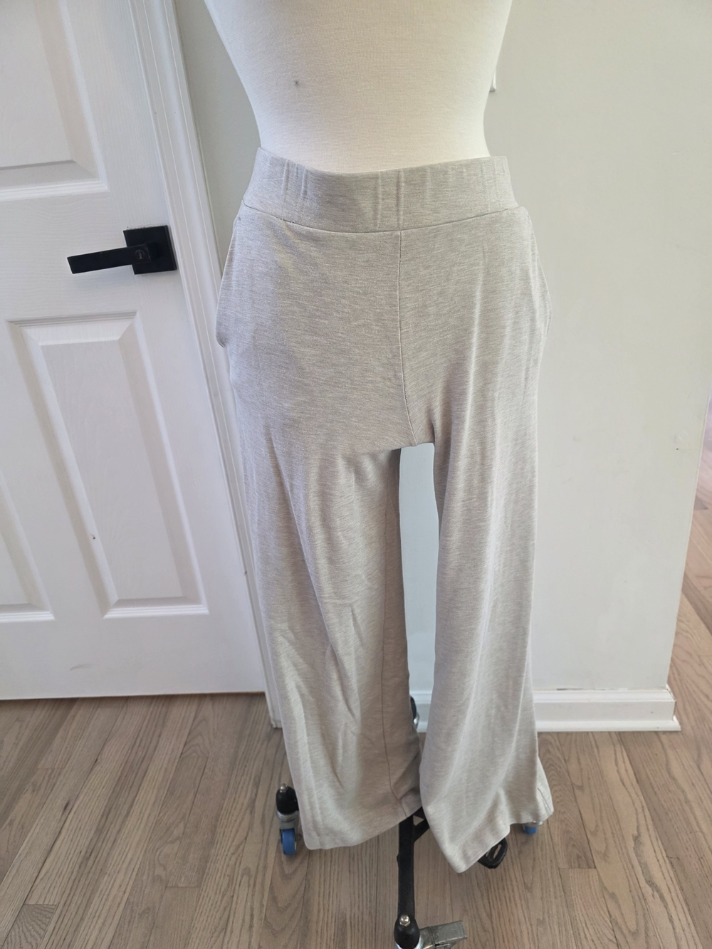 LOFT Beige Wide Leg Pants